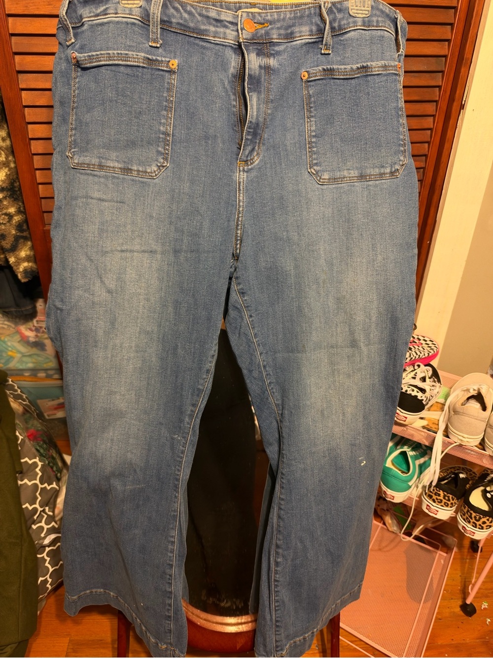 Ava & Viv Women's Blue Boot Cut Jeans